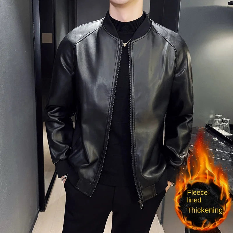 Leren jas heren met vintage wash – Retro en modern tegelijk