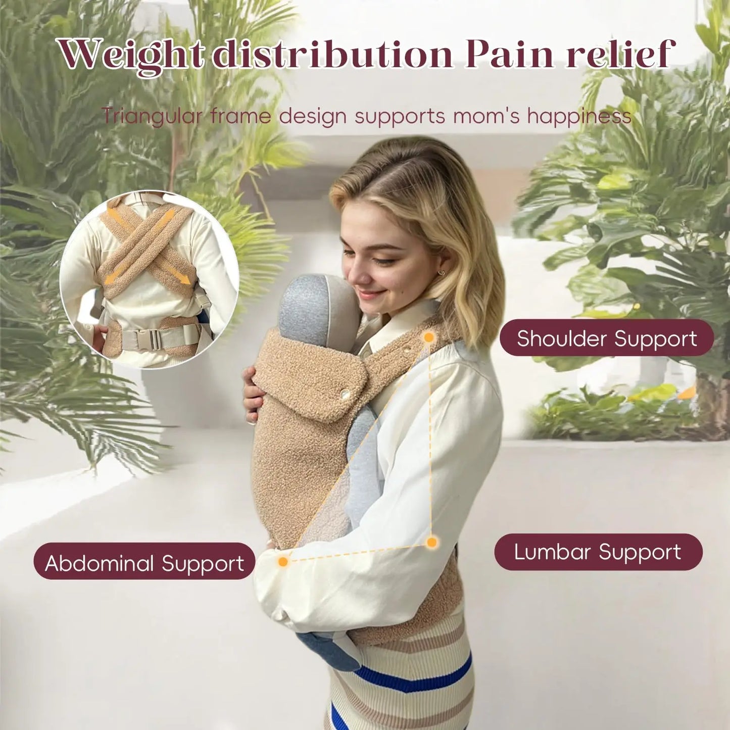 Artipoppe baby carrier met ergonomisch ontwerp