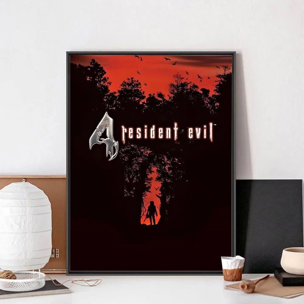 Set posters in botanische stijl