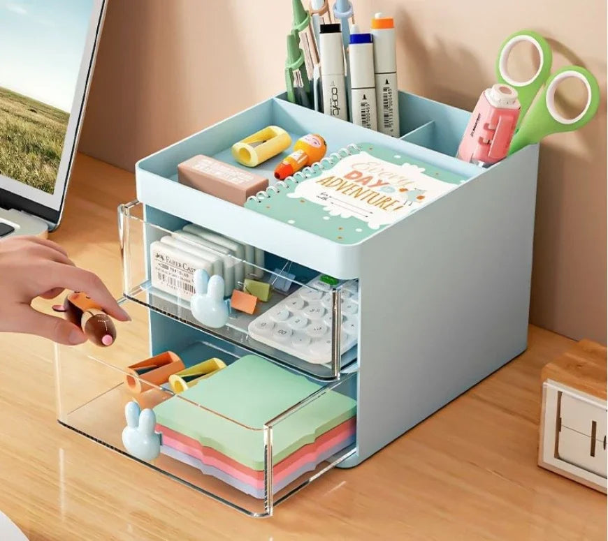 Multifunctionele desk organiser voor school en werk
