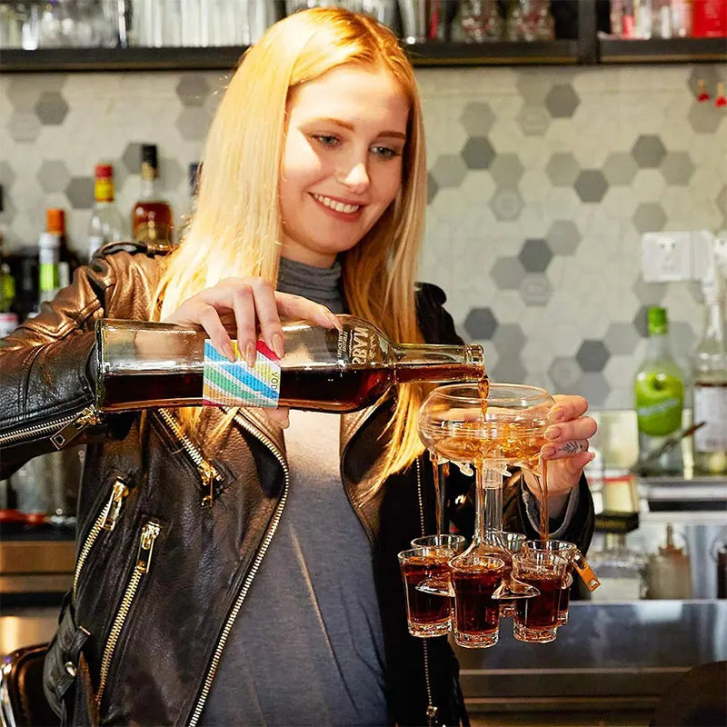 Drankdispenser met gekleurd glas β Unieke uitstraling