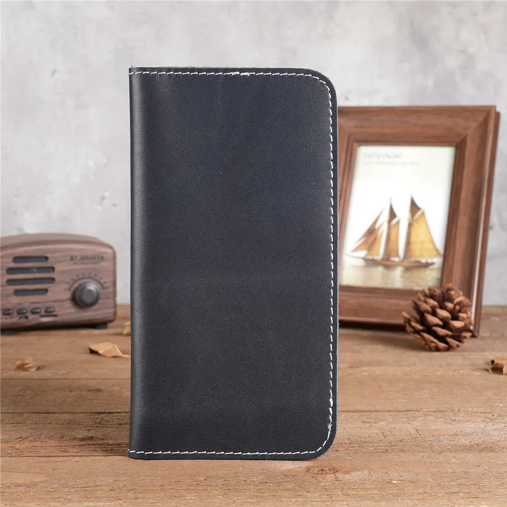 Mini portemonnee heren leer – Super compact