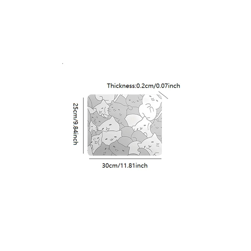 Muismat gaming met gladde stof – Optimale snelheid