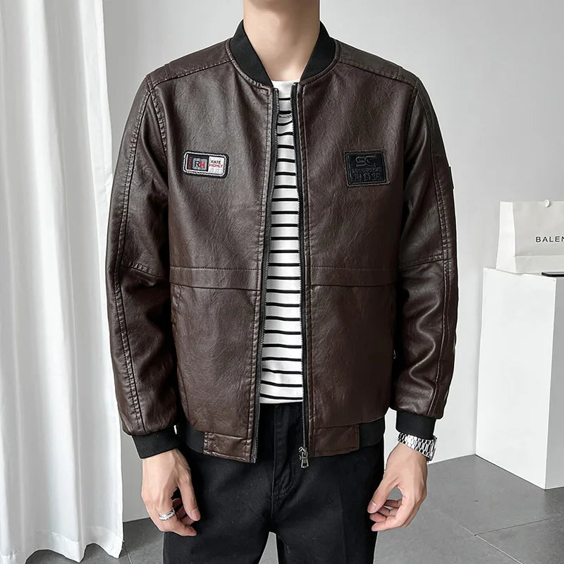 Leren jassen in sportieve uitvoering – Voor actieve heren