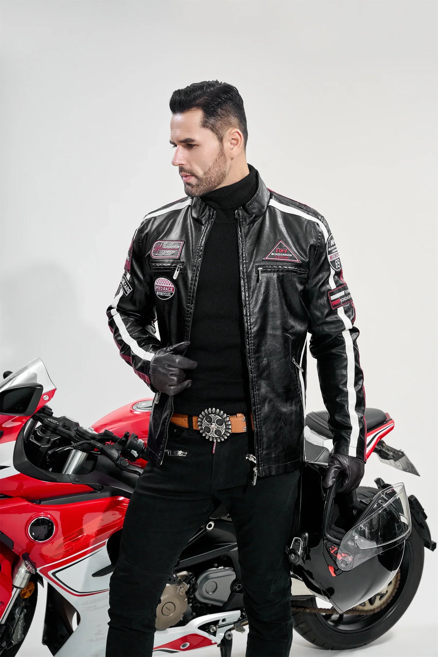 Leren jassen in bikerstijl – Voor de avontuurlijke man