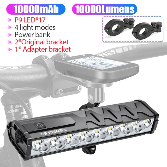 Fietslampjes met knipperfunctie voor extra zichtbaarheid