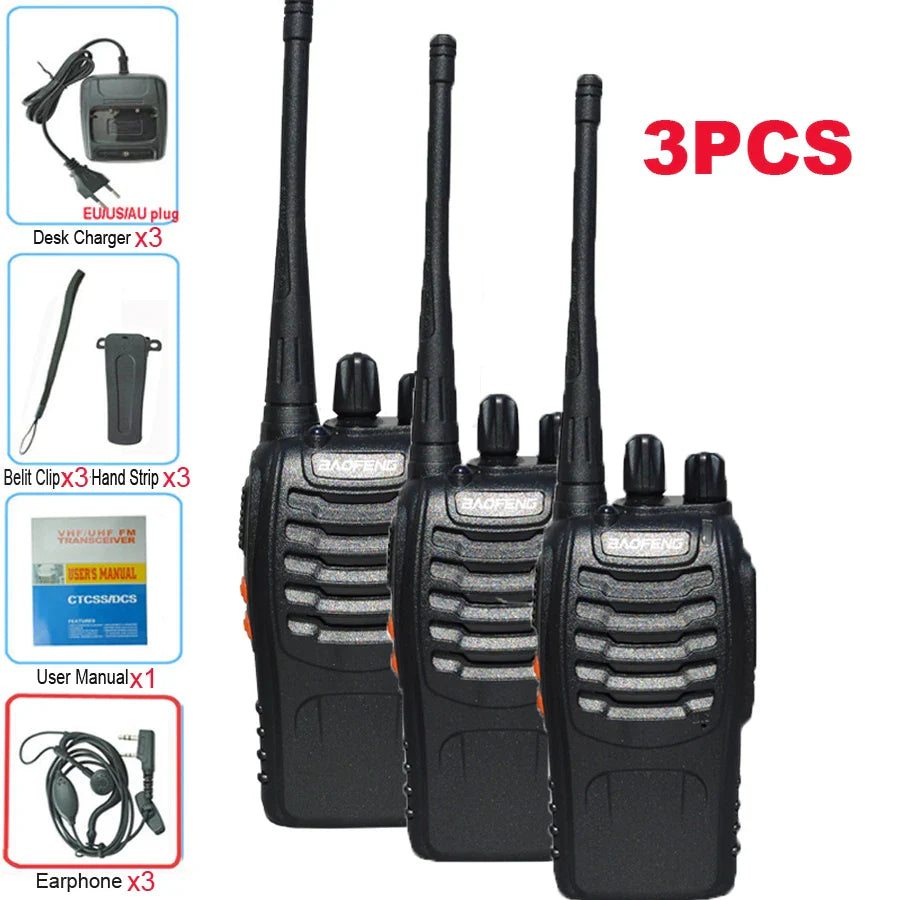 Walkie talkie professioneel met robuuste behuizing