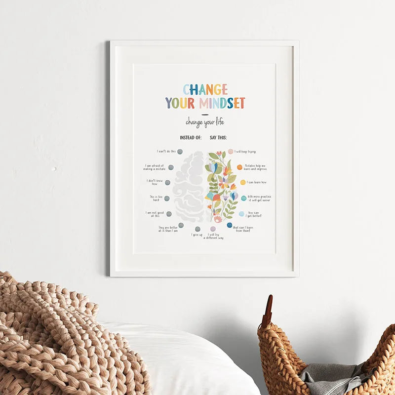 Abstracte poster in neutrale kleuren