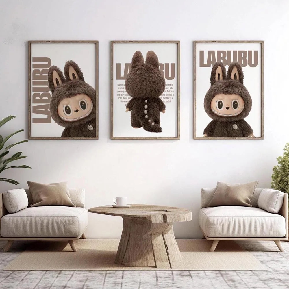 Set posters in botanische stijl
