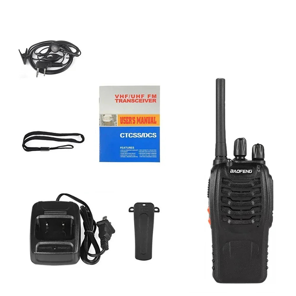 Walkie talkie professioneel met trilfunctie