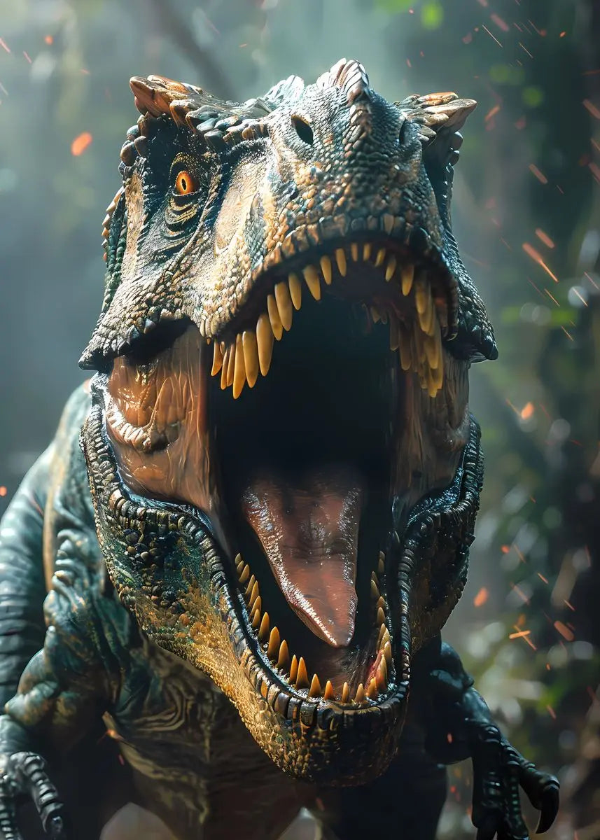 Wandposter met bloemen in vaas