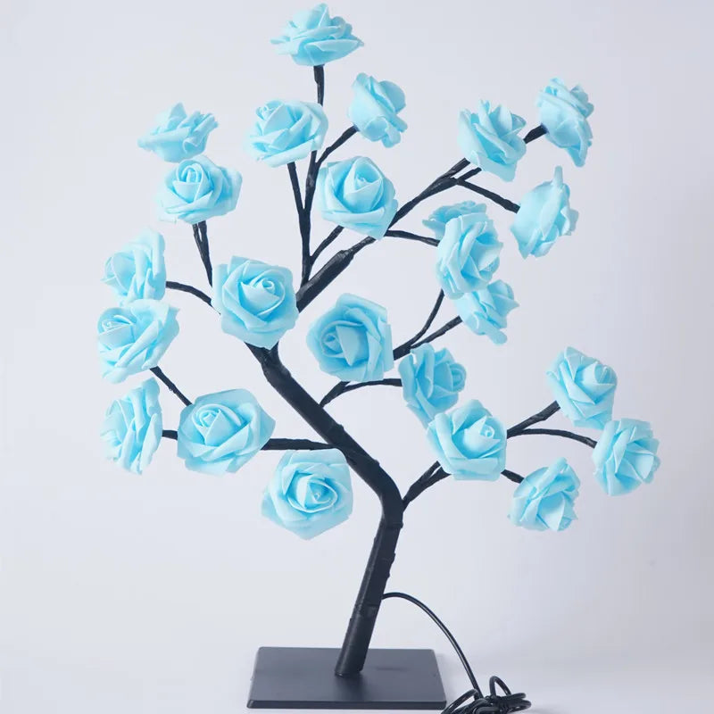Lamp nachtkastje met houten voet – Natuurlijke charme