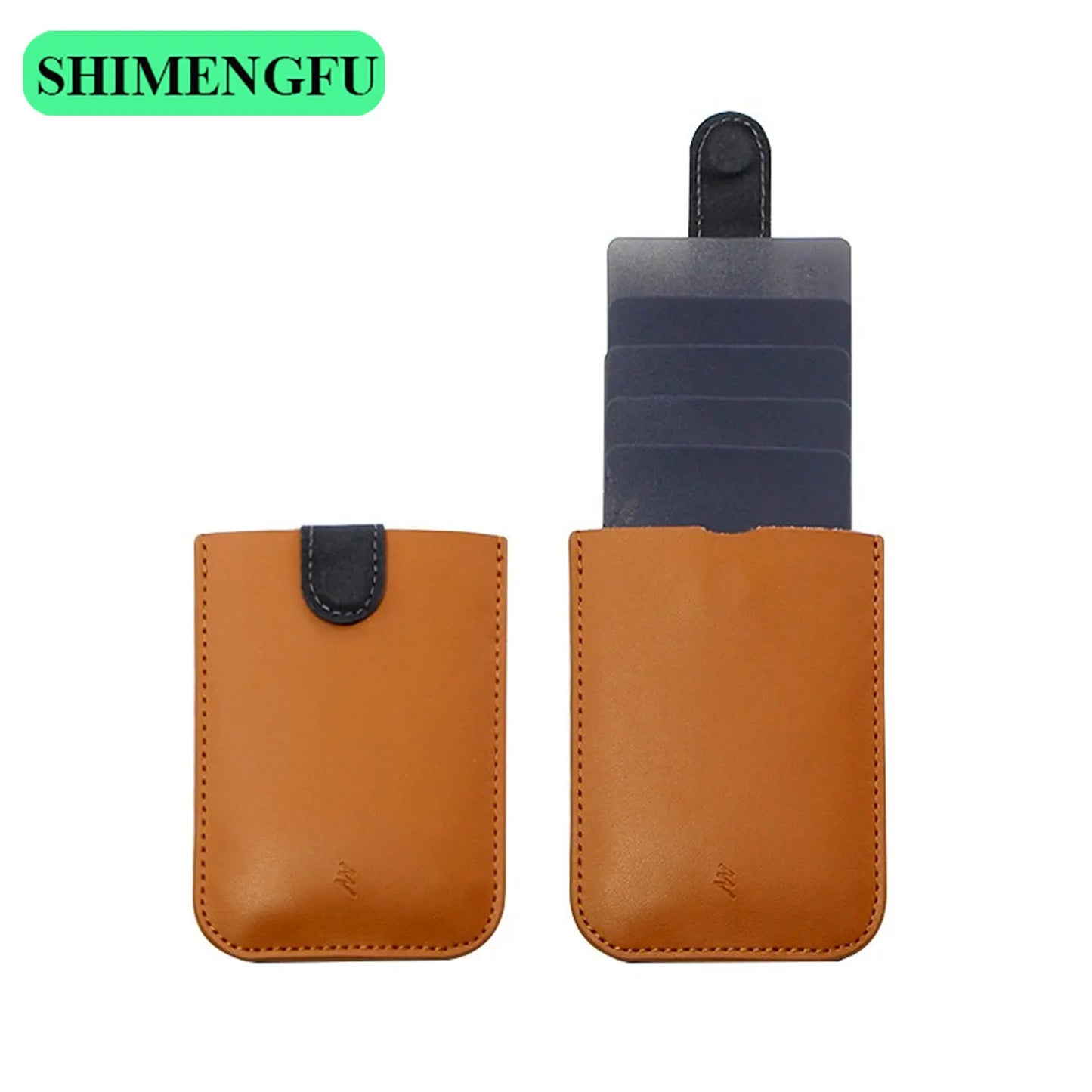 Pasjeshouder heren met zachte coating β Luxe gevoel