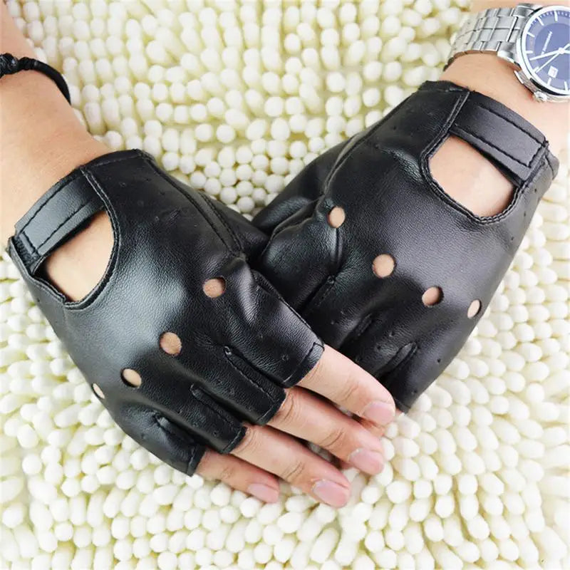 Casual leren handschoenen voor moderne heren