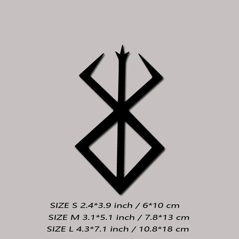 auto stickers - mysterieus symbool voor unieke uitstraling