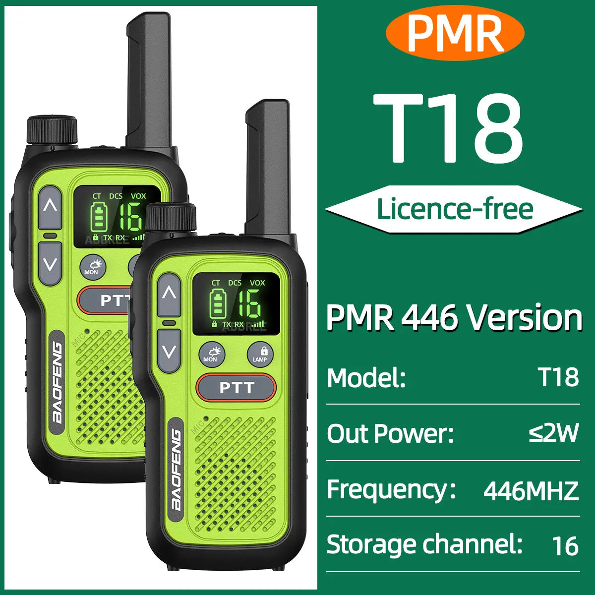 Walkie talkie Intertoys met groot bereik