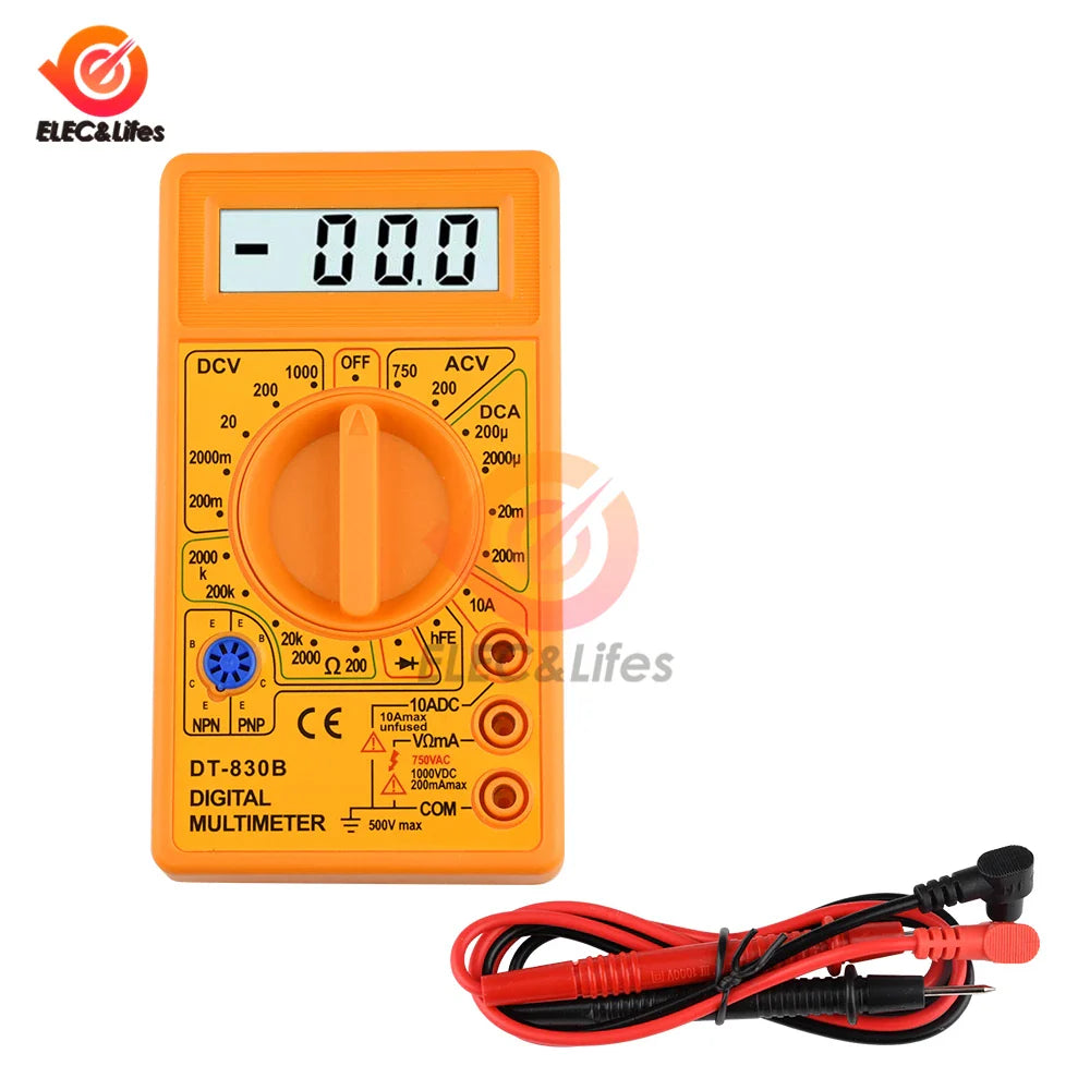Multimeter voor meting van netspanning