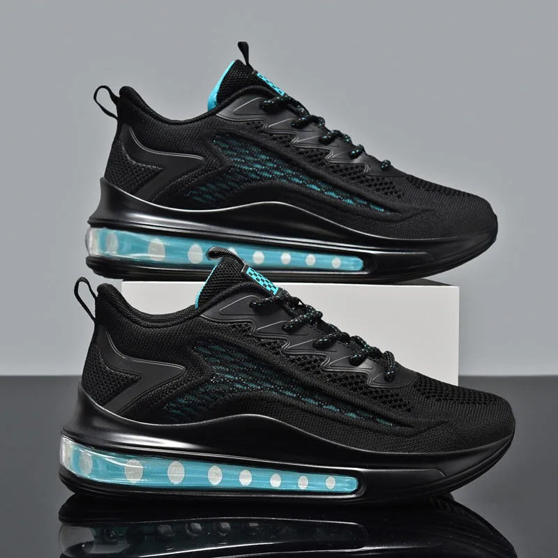 Heren canvas sneakers met zomerse veters