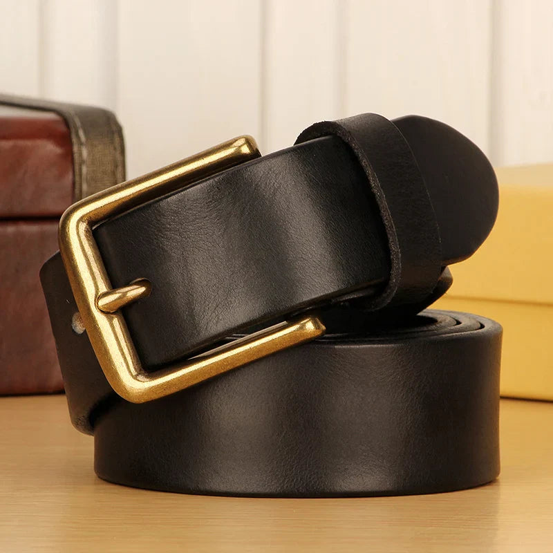 Riem heren voor jeans met robuuste gesp