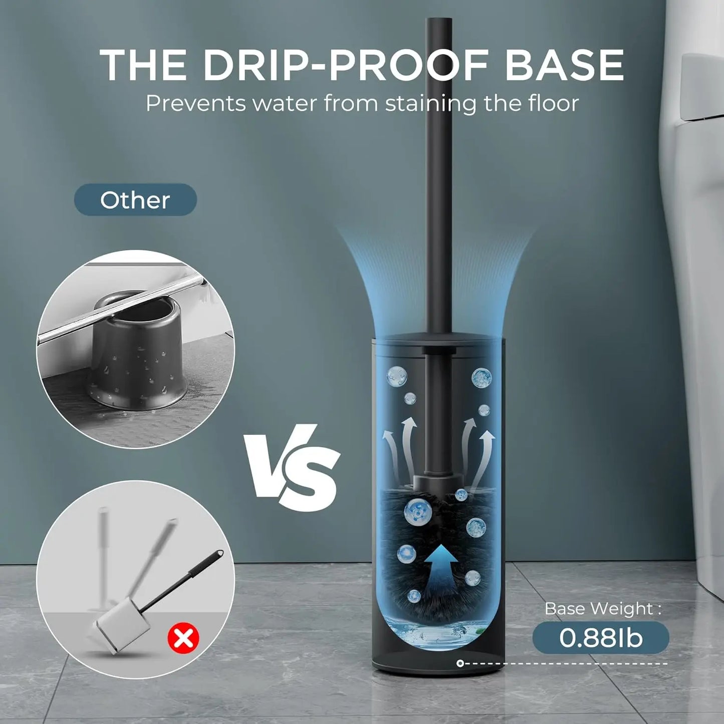 WC borstel met ergonomisch handvat – Comfort in gebruik