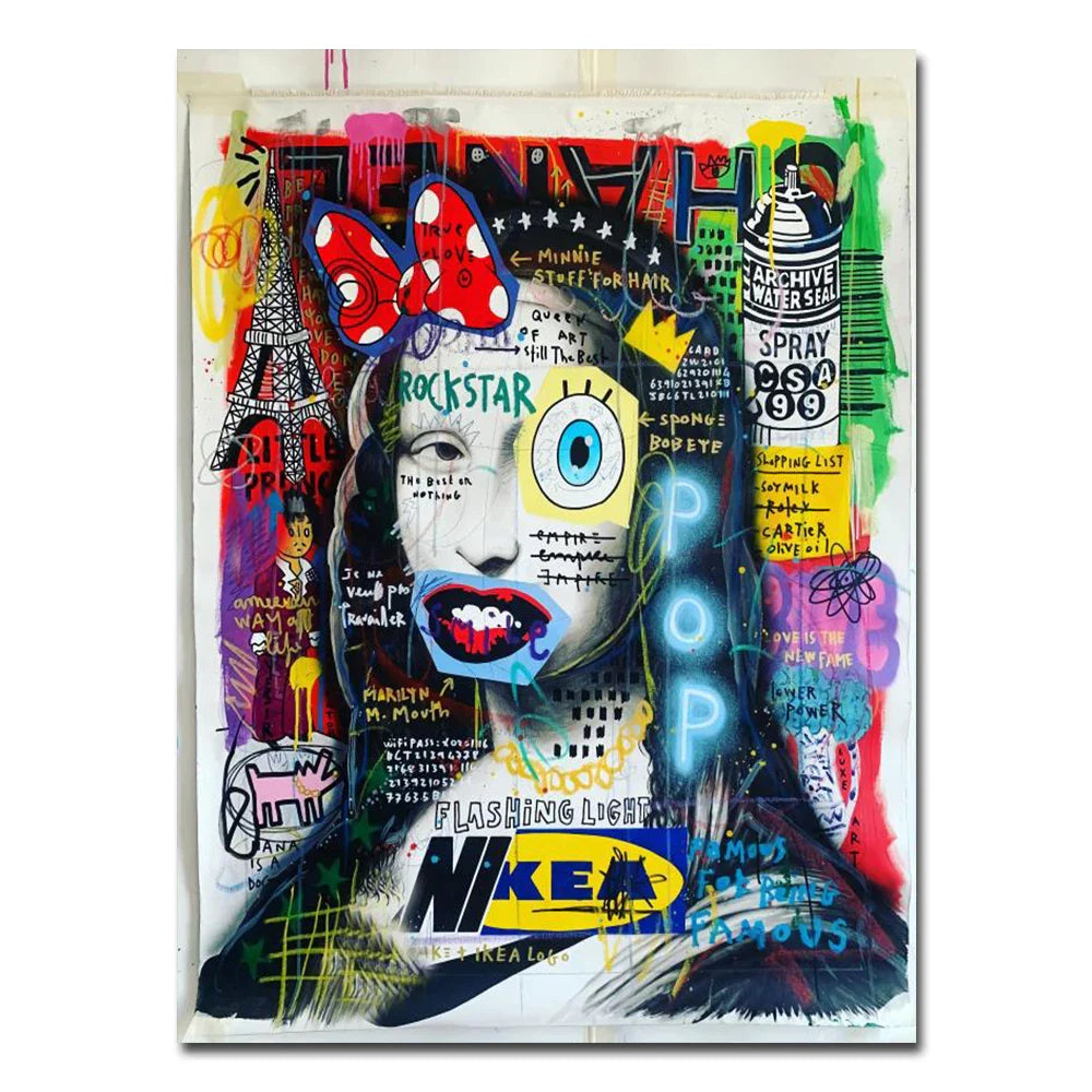 Poster met botanisch motief