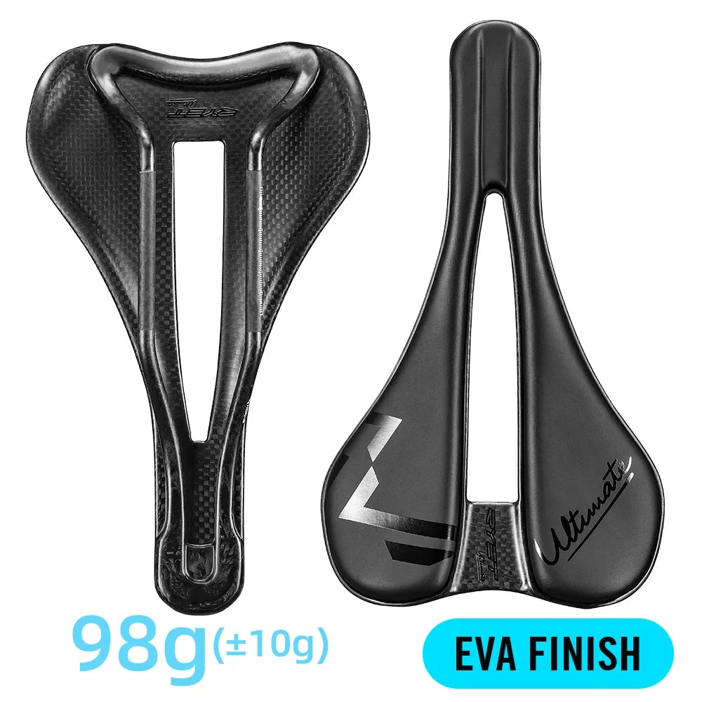 Fietszadel met veermechanisme voor comfort