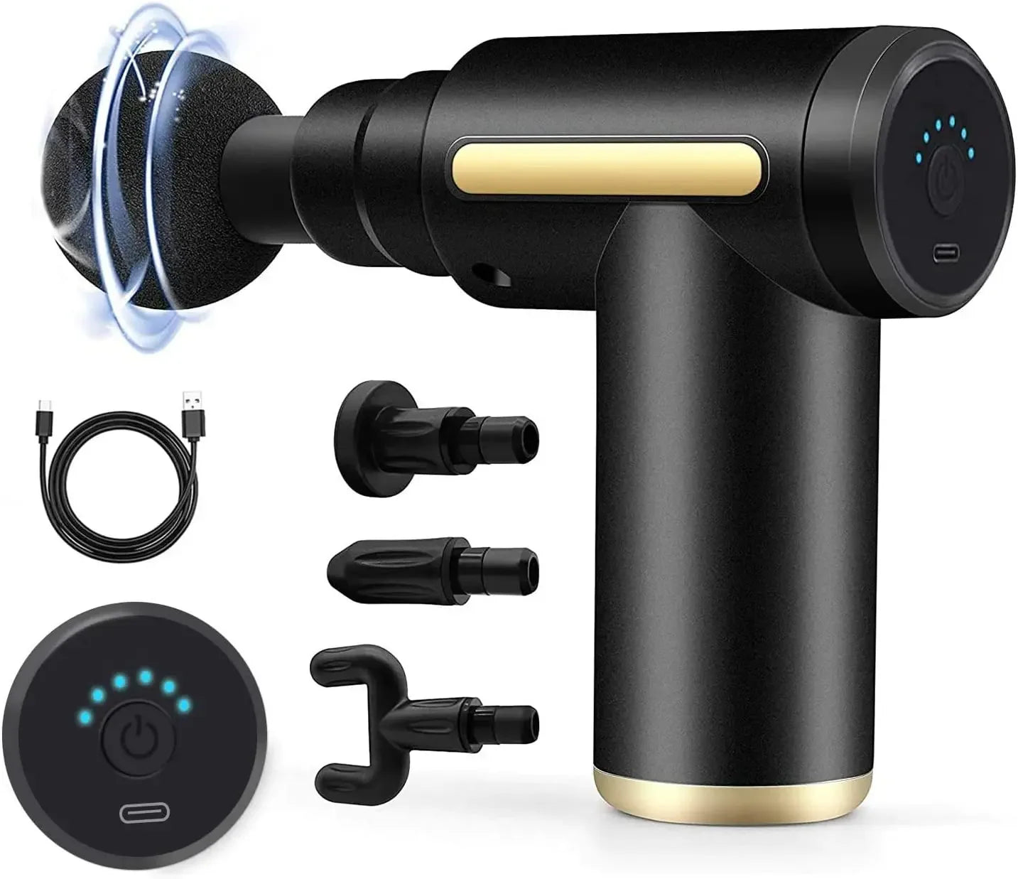 Massage gun met LED-indicator – Duidelijk batterijstatus