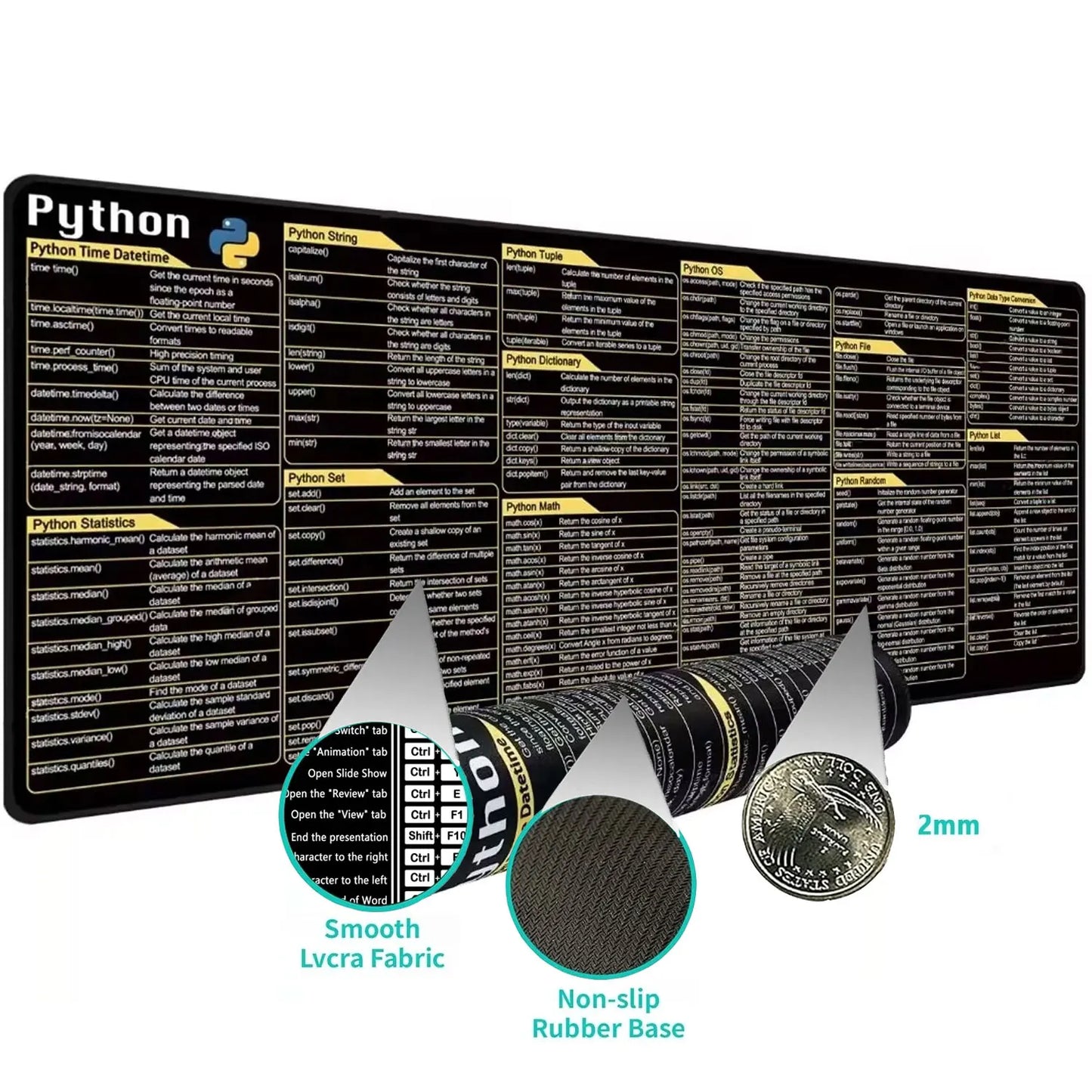 Muismat gaming met microtextuur β Voor nauwkeurige tracking