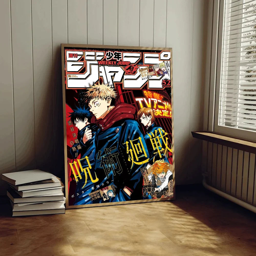 Grote poster voor boven het bed