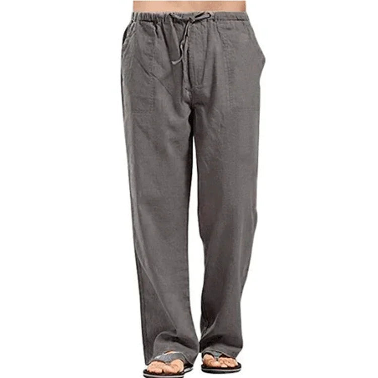 Linnen broek heren in ton-sur-ton look – Minimalistisch chic