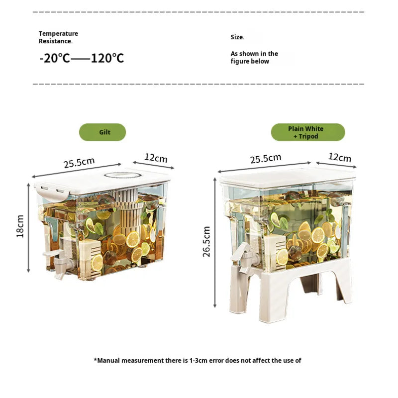 Drankdispenser met deksel β Houdt je drankjes vers