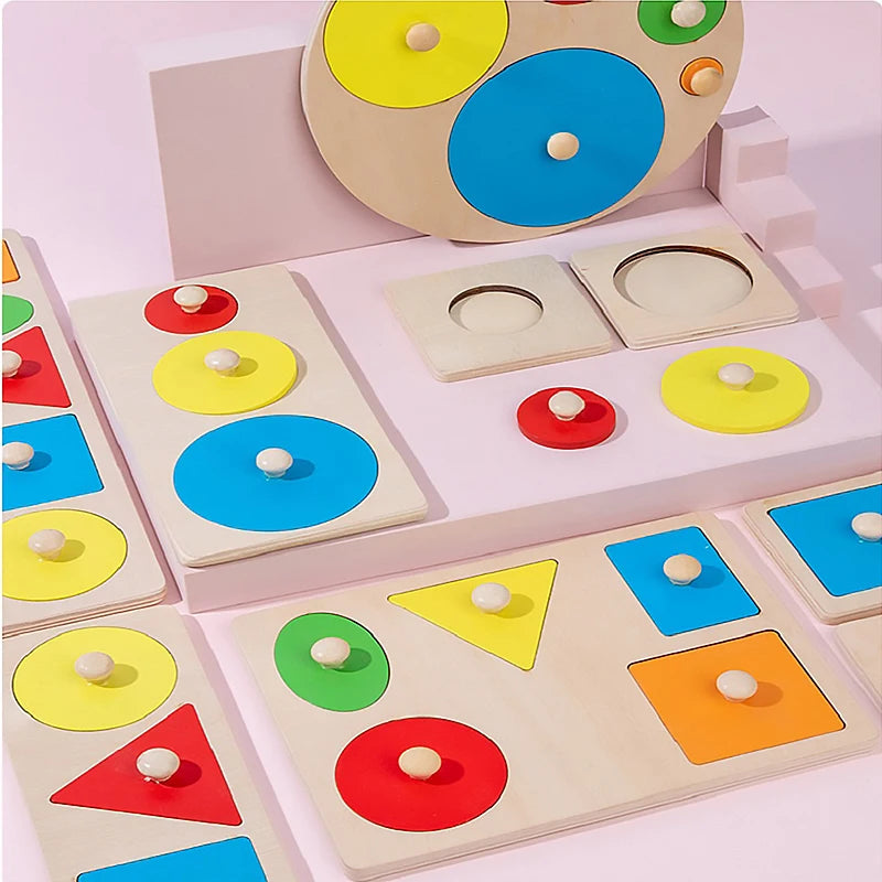 Houten puzzel speelgoed 2 jaar – Puzzelen en leren