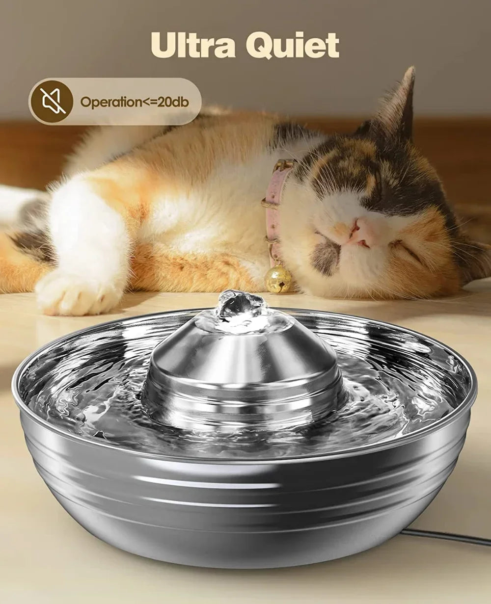 Kattenfontein met grote inhoud – Minder vaak bijvullen