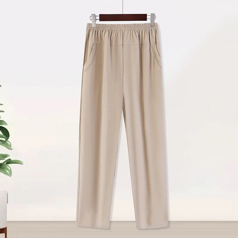 Linnen broek dames met stretch – Extra bewegingsvrijheid