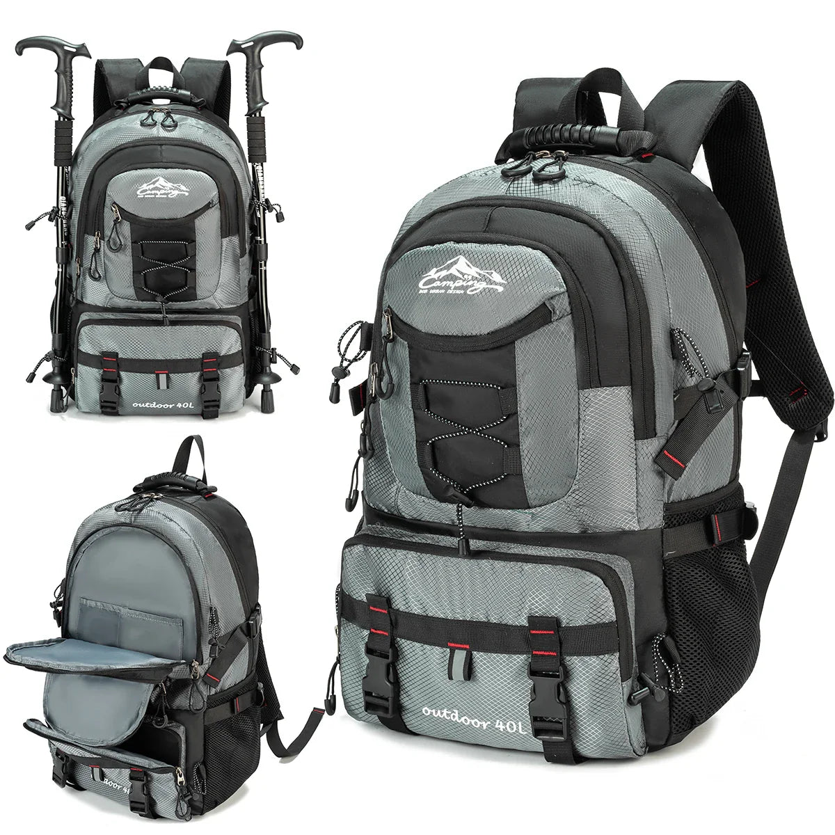 Rugzak als handbagage met laptop- en tabletopslag
