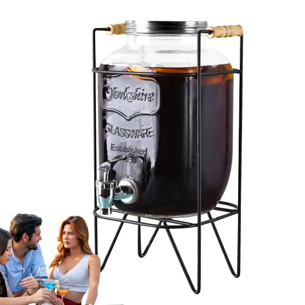 Drankdispenser met gouden details – Voor een chique feestje