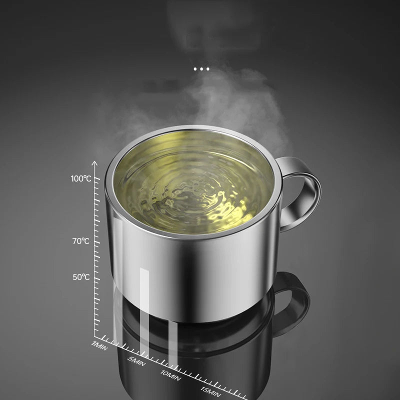 Thermosfles in basic zwart β Tijdloze klassieker