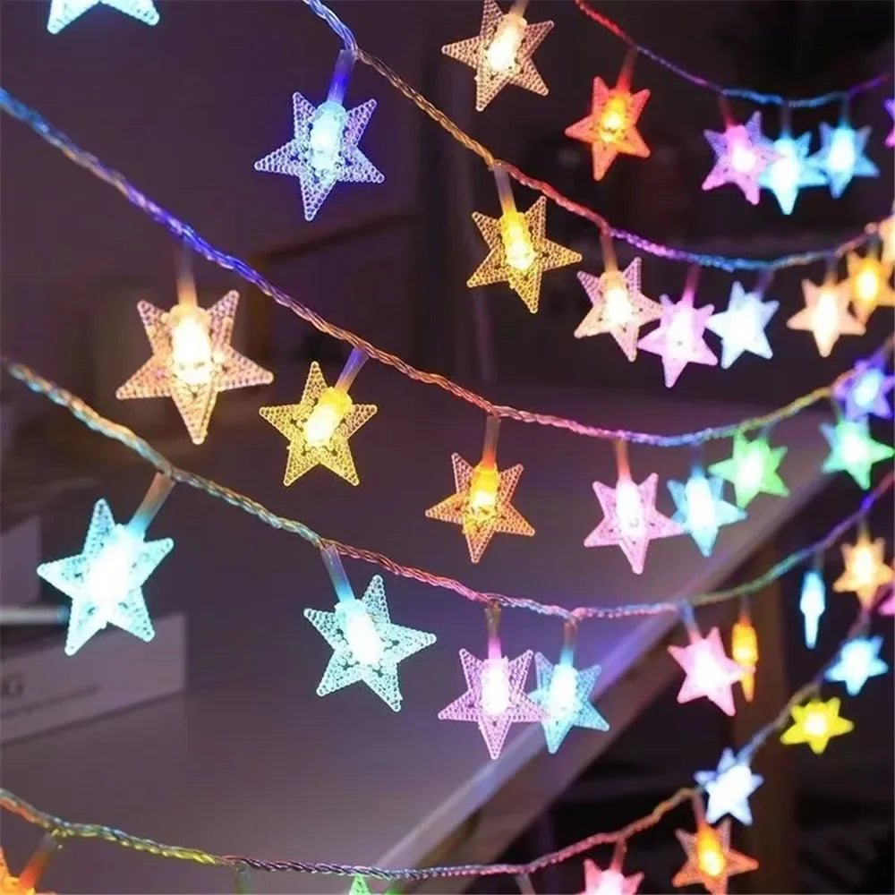 Lichtslinger met LED kaarsjes – Voor extra veiligheid