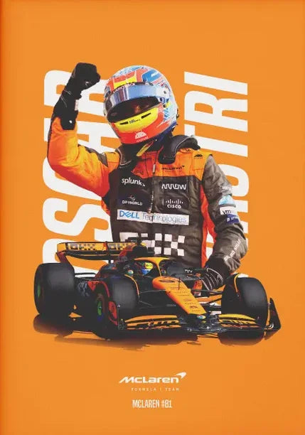 Poster van zeelandschap of duinen