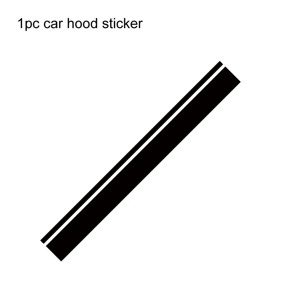 Auto stickers - Zwarte strepen voor een sportieve uitstraling