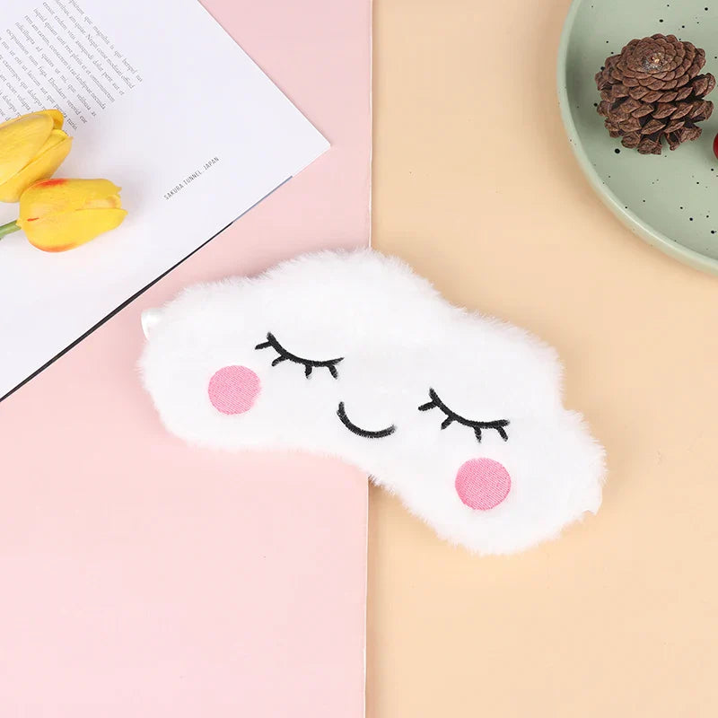 Zijden slaapmasker in travel-etui