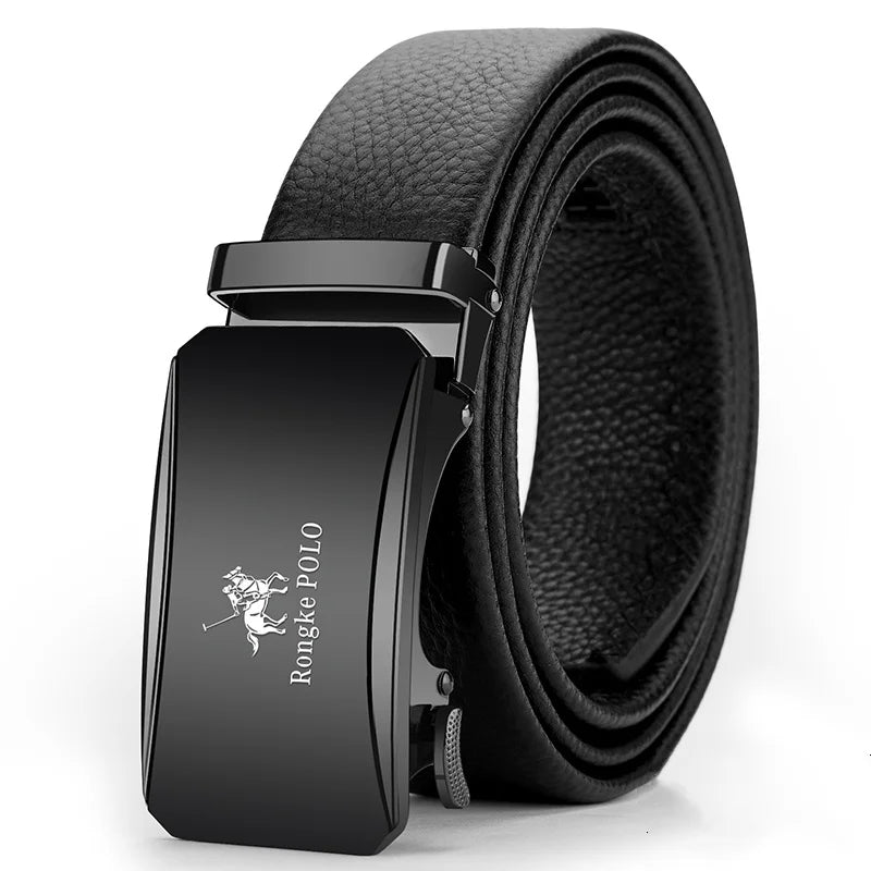Riem heren met vintage look en zachte vulling