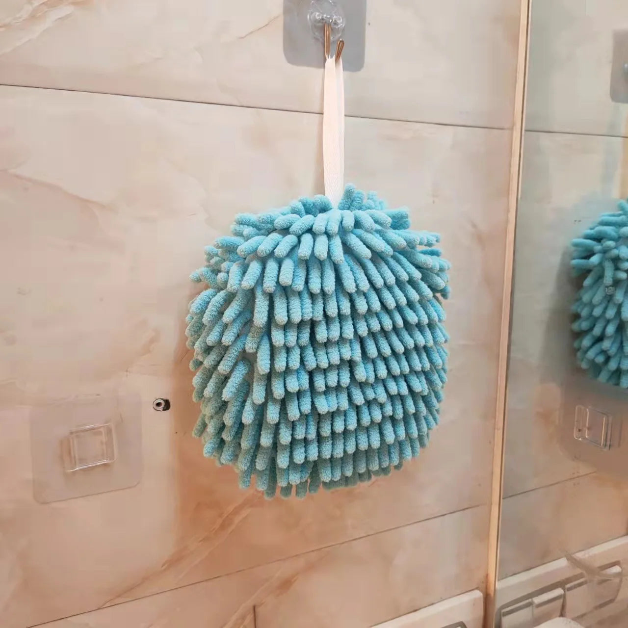 Washandje met haakje – Praktisch in gebruik