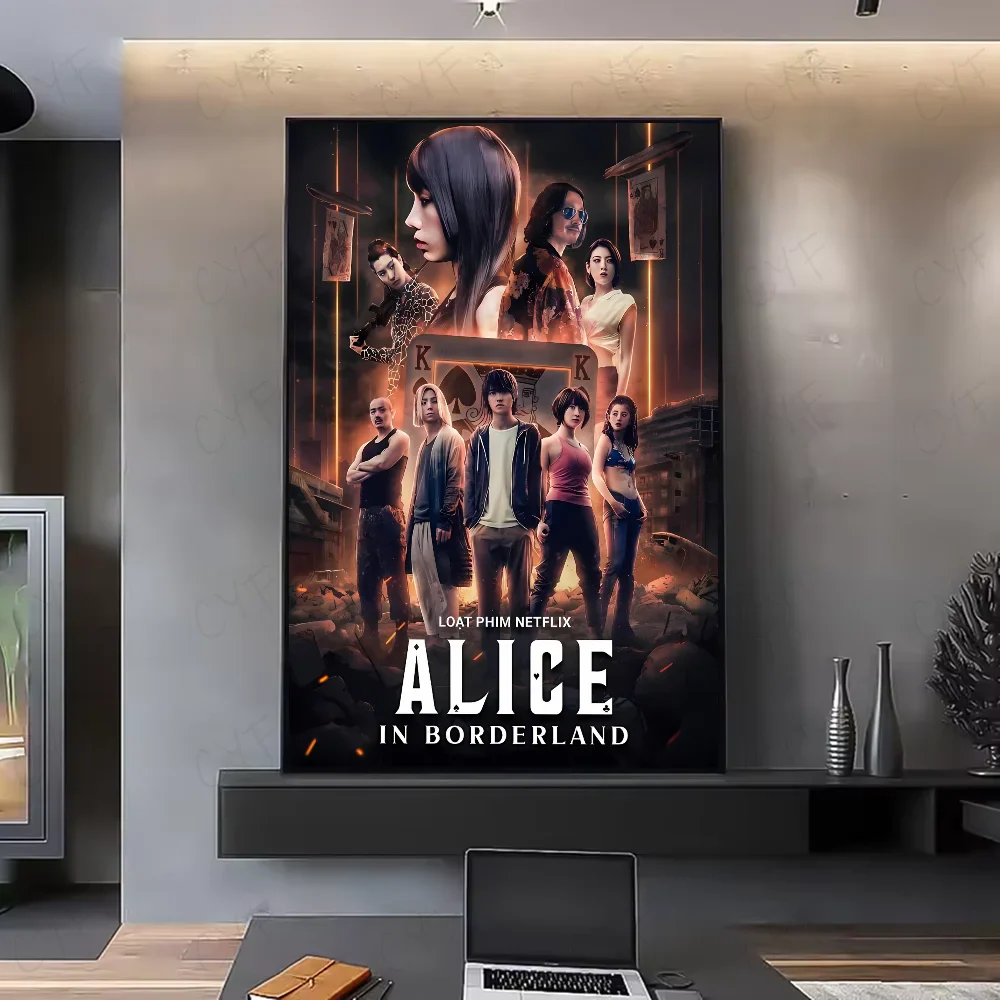 Poster met botanisch motief