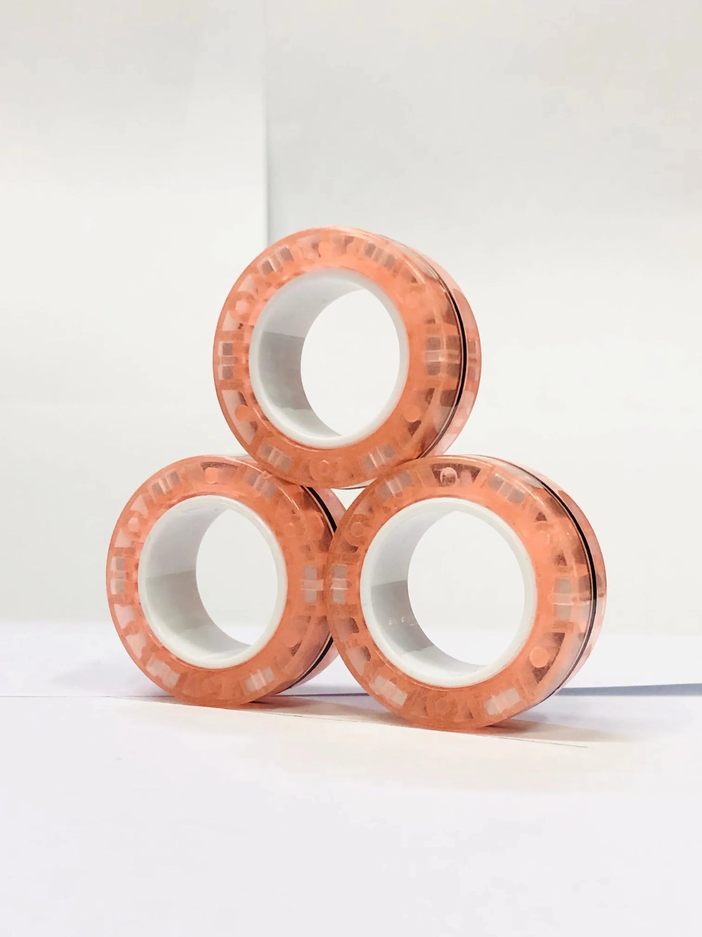 Fidget toy met draaiende ringen