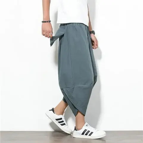 Linnen broek heren in ton-sur-ton look – Minimalistisch chic