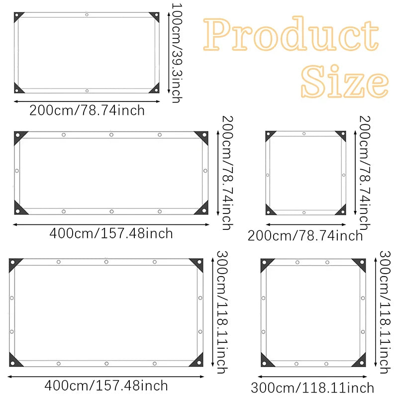 Transparant dekzeil met UV-blokkade