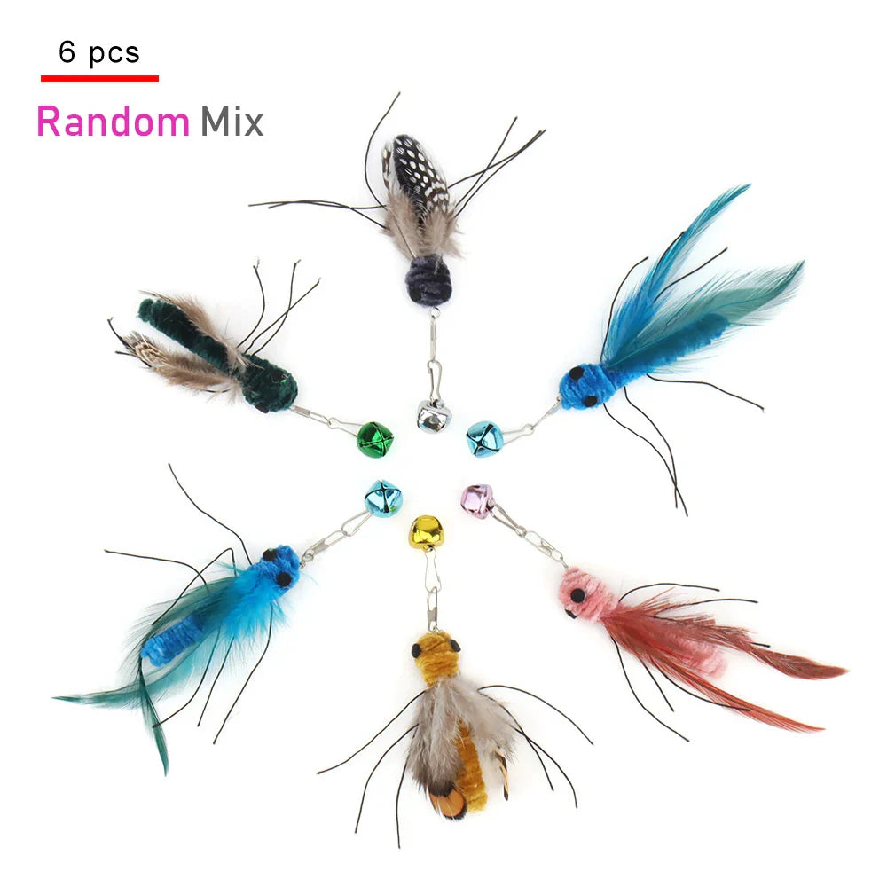 Leuk kattenspeeltje met rubberen ring β Zacht voor tanden