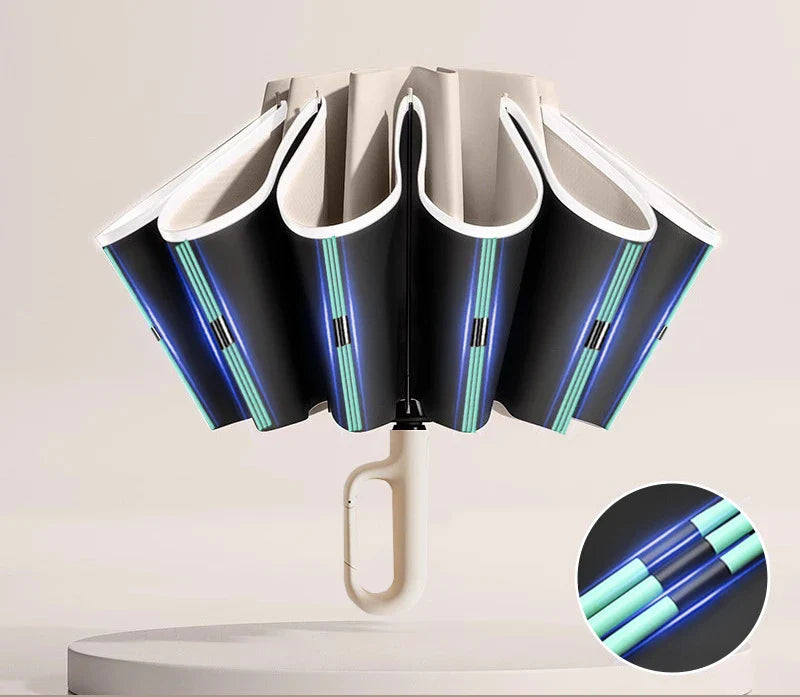 Paraplu met stevige metalen frame