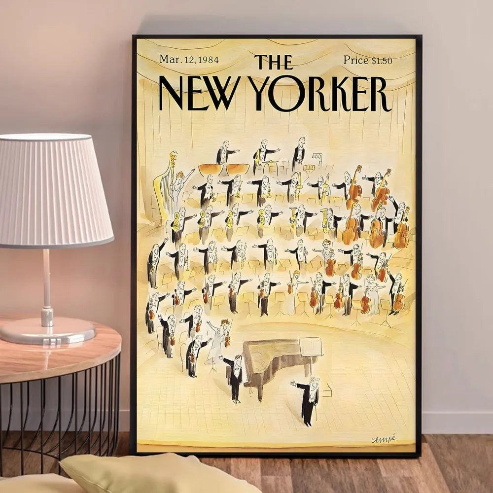 Poster in zachte pastelkleuren